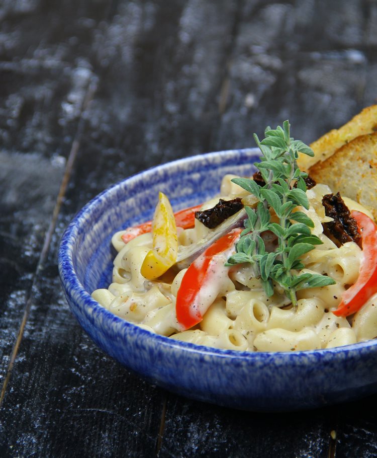Pasta with Grilled Vegetables