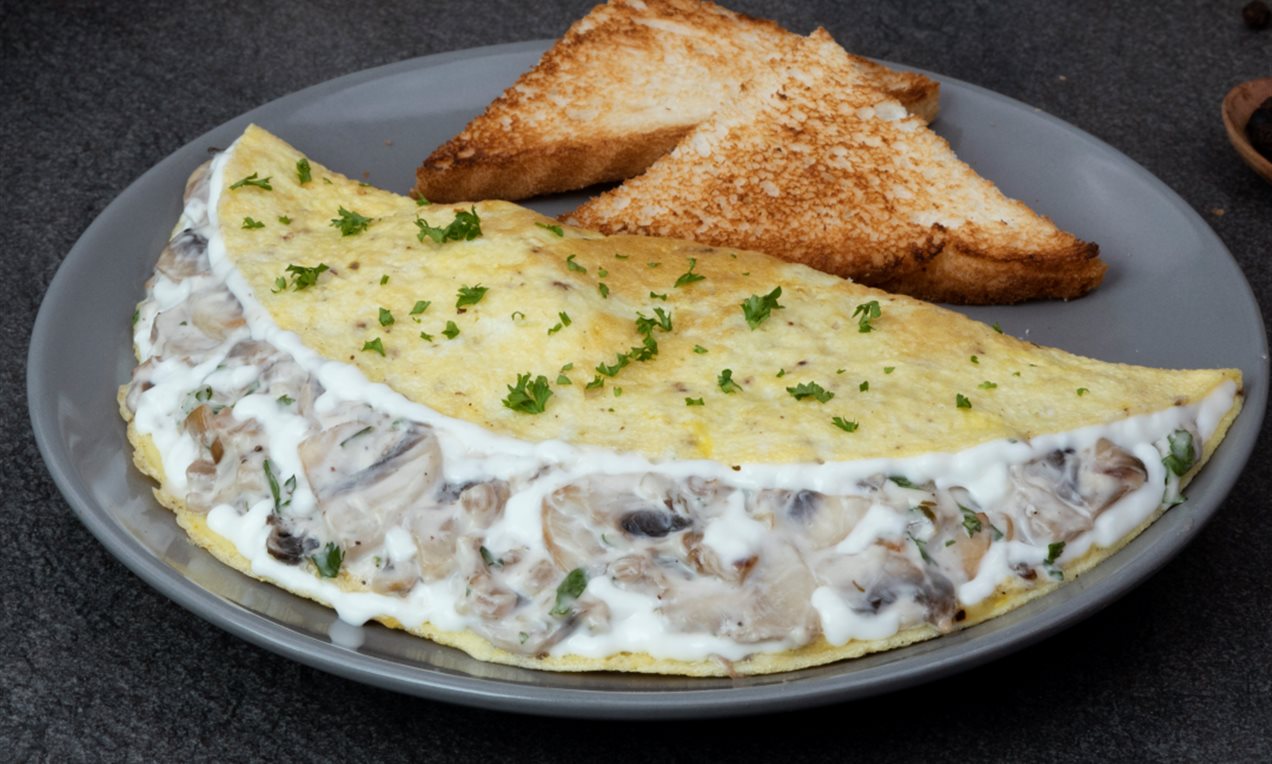 Mushroom Omelette Recipe | Dr. Oetker